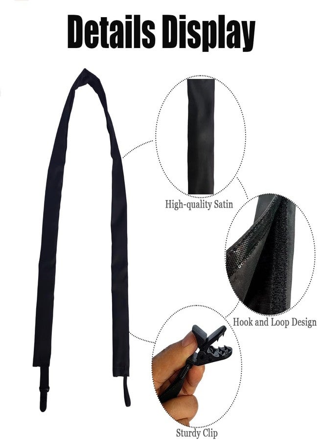 Toeloioh 2 Pack Satin Catheter Tube Cover with Mesh Laundry Bag,Catheter Bags Tube Cover for Men &Women,Urine Drain Bag Tube Protector - Image 3